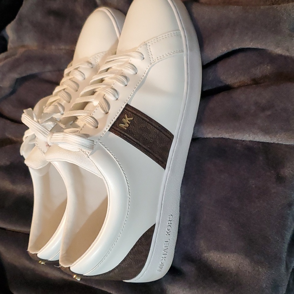 Michael Kors white sneakers